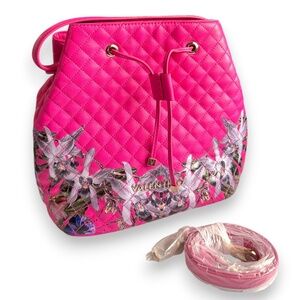Valentino by Mario Valentino RIVA Bucket Bag –  Floral Print – NWT